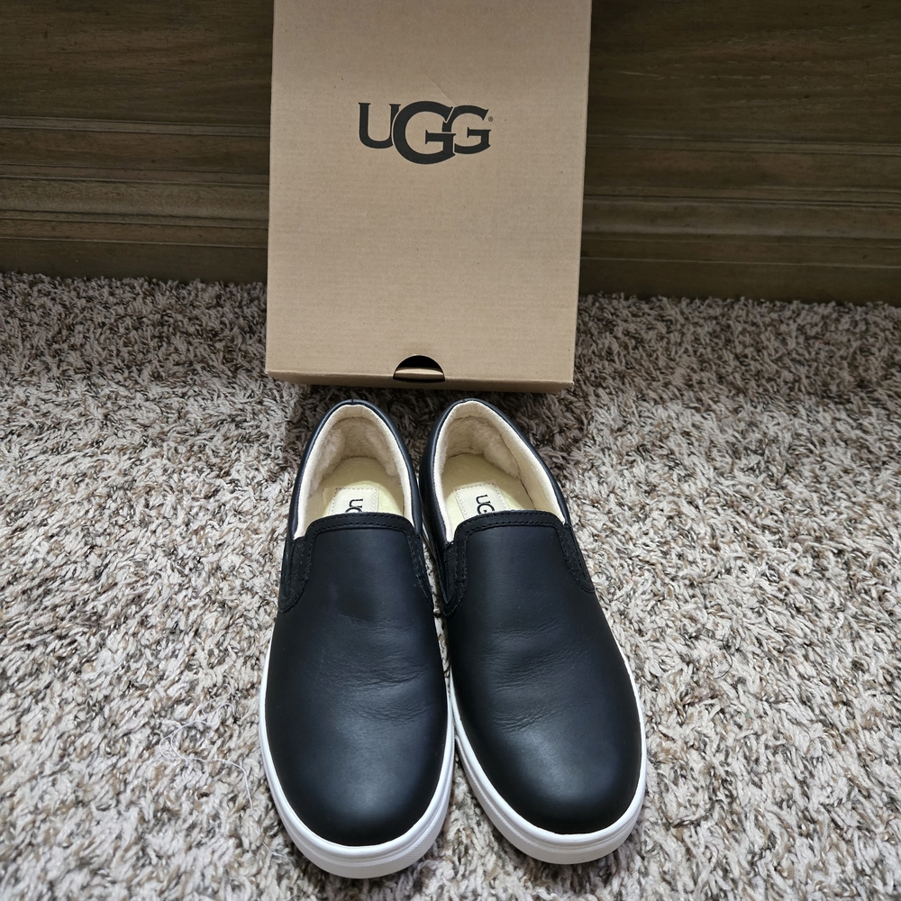 UGG Black Slip-On Shoes